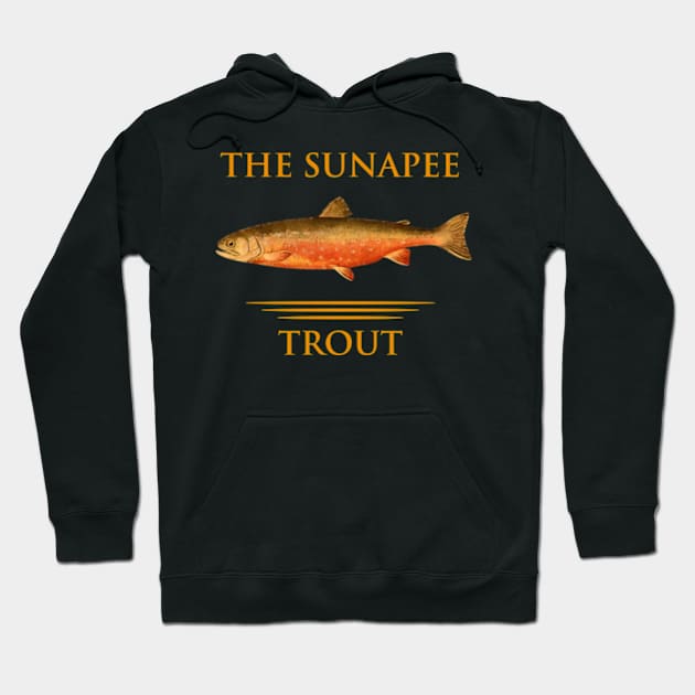 The Sunapee Trout Hoodie by GraphGeek